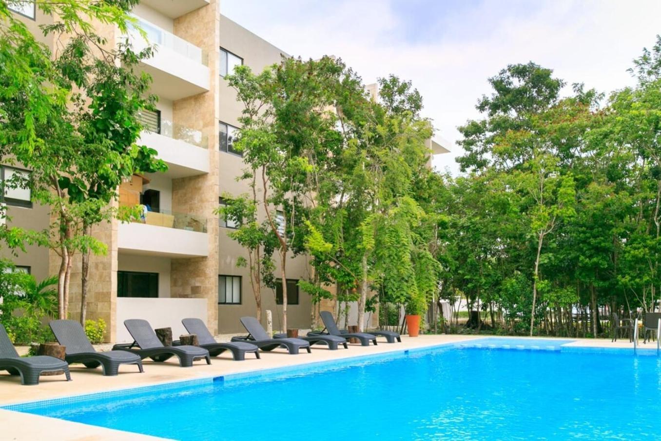Apartamento Brand New! 10min To Wifi 200mb Gym Pool Playa del Carmen